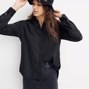 Madewell Oversized Ex-Boyfriend Shirt Lunar Wash